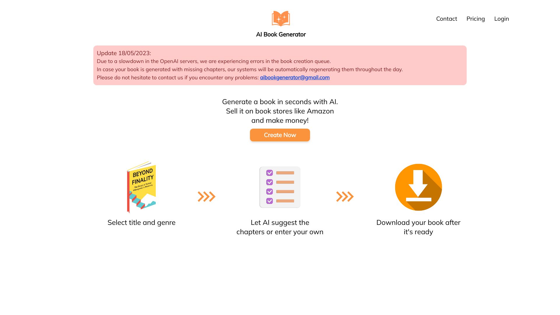 AI Book Generator ai