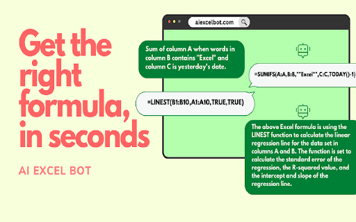 AI Excel Bot : ChatGPT Excel Assistant
