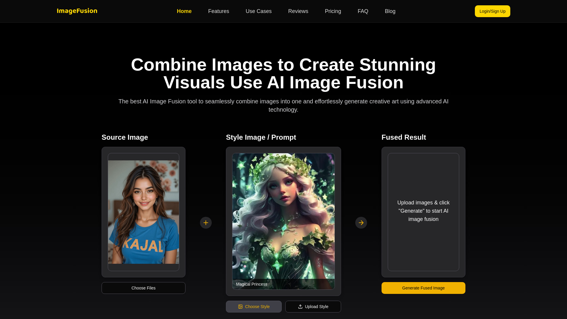 AI Image Fusion Tool