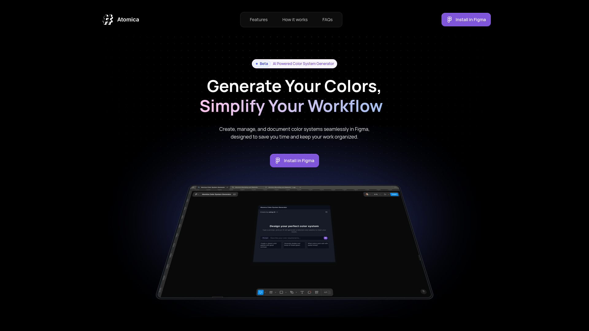 Atomica: Simplify Color Workflow