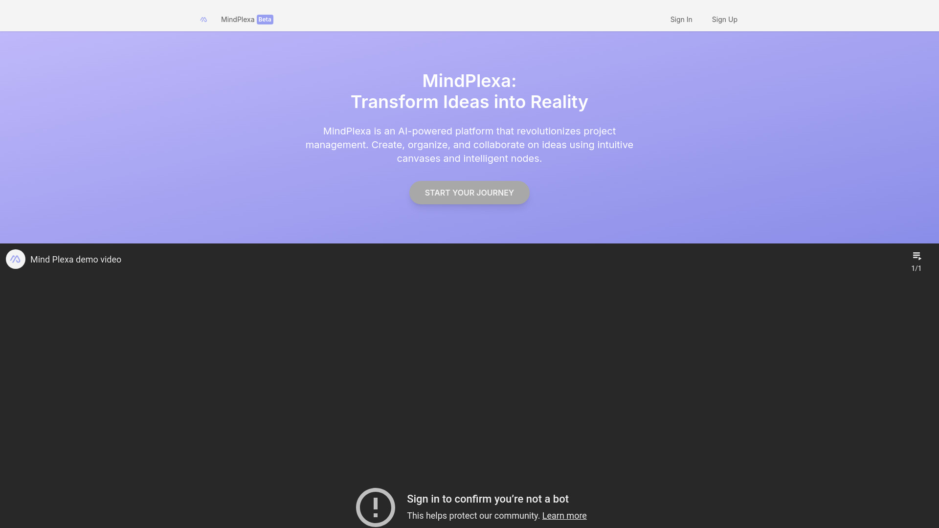 MindPlexa: Visual Workspace with AI Help