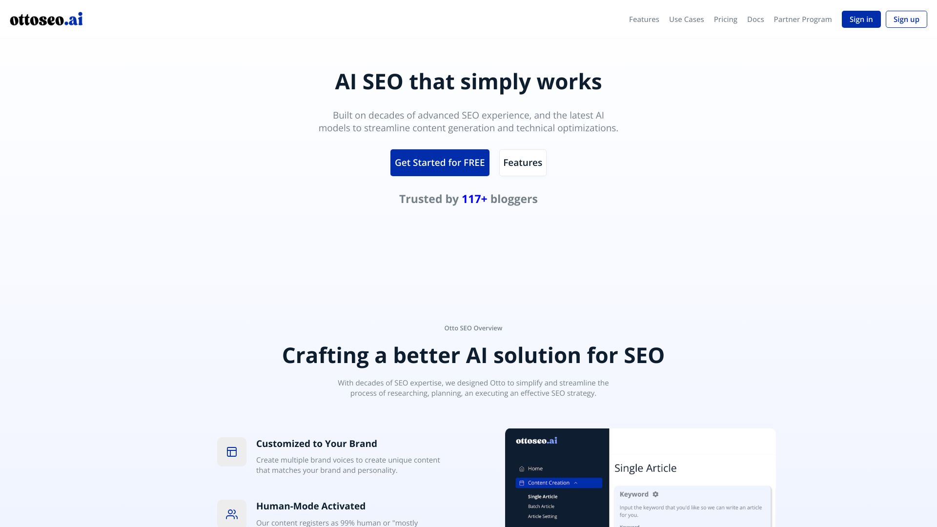 Otto SEO AI