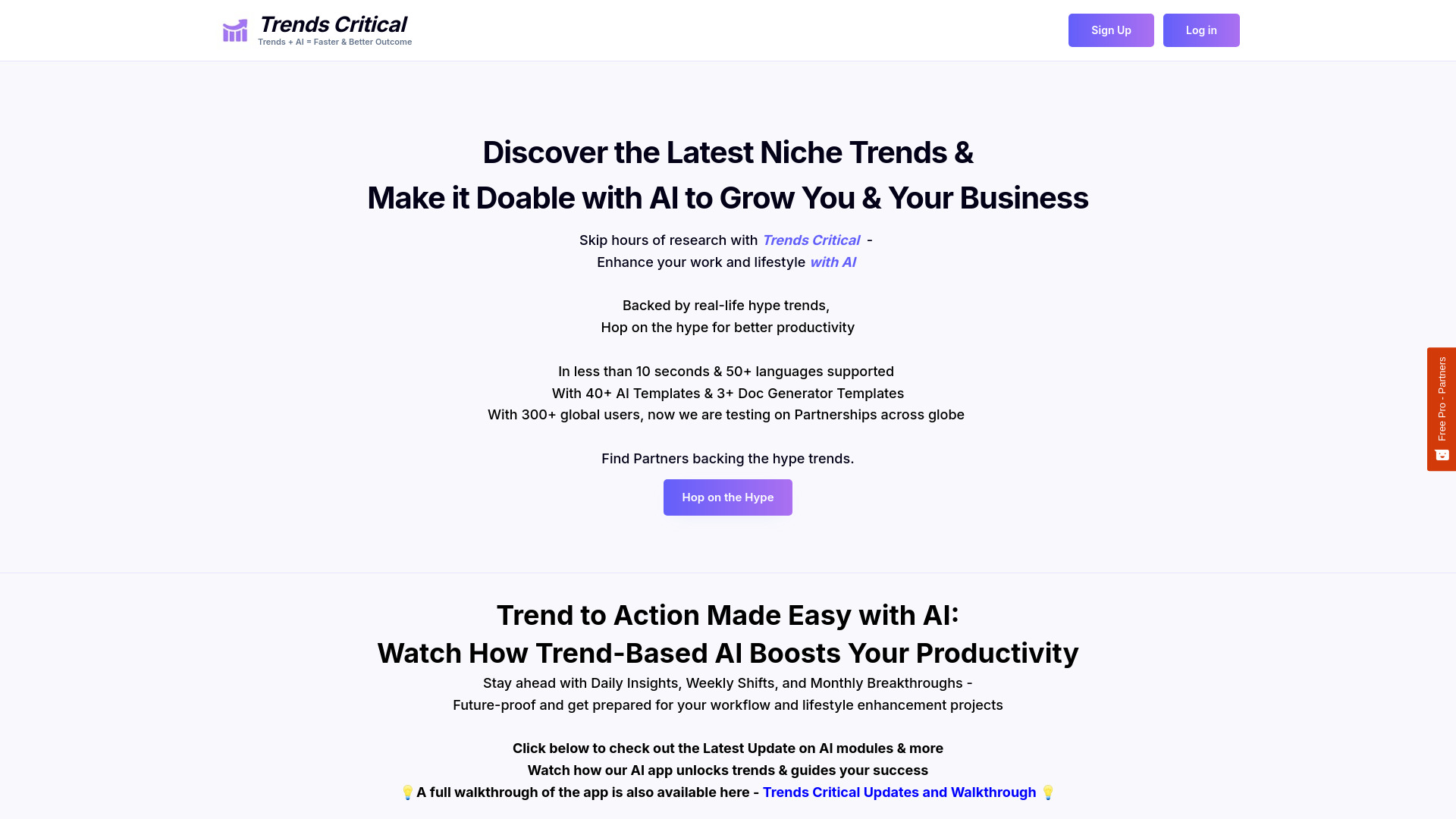 Trends Critical AI
